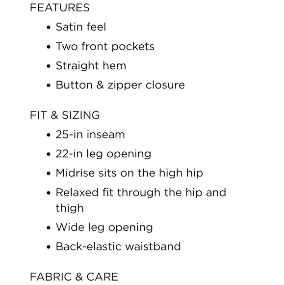 Nine west wide leg pants - Picture 6 of 12